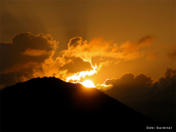 Sunset in St. Croix by Debi Gardiner