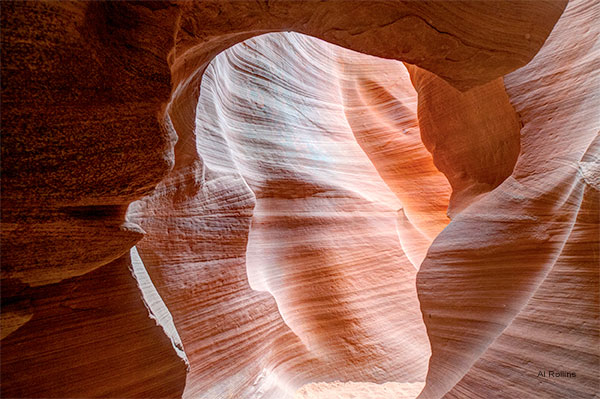 Antelope Canyon-1 by Al Rollins