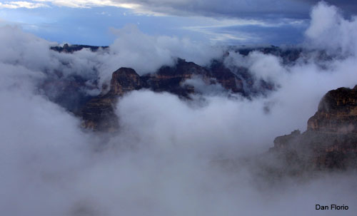 Canyon and Clouds by Dan Florio